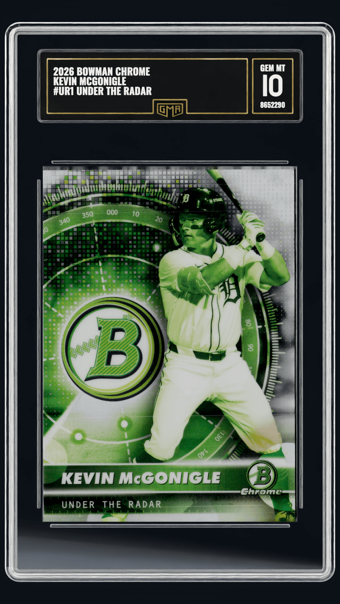 2026 BOWMAN CHROME KEVIN MCGONIGLE #UR1 UNDER THE RADAR front listing view