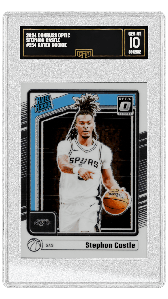 2024 DONRUSS OPTIC STEPHON CASTLE #254 RATED ROOKIE graded-card listing image
