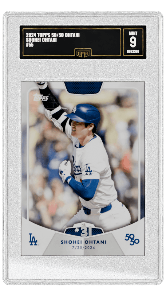 2024 TOPPS 50/50 OHTANI SHOHEI OHTANI #55 graded-card listing image