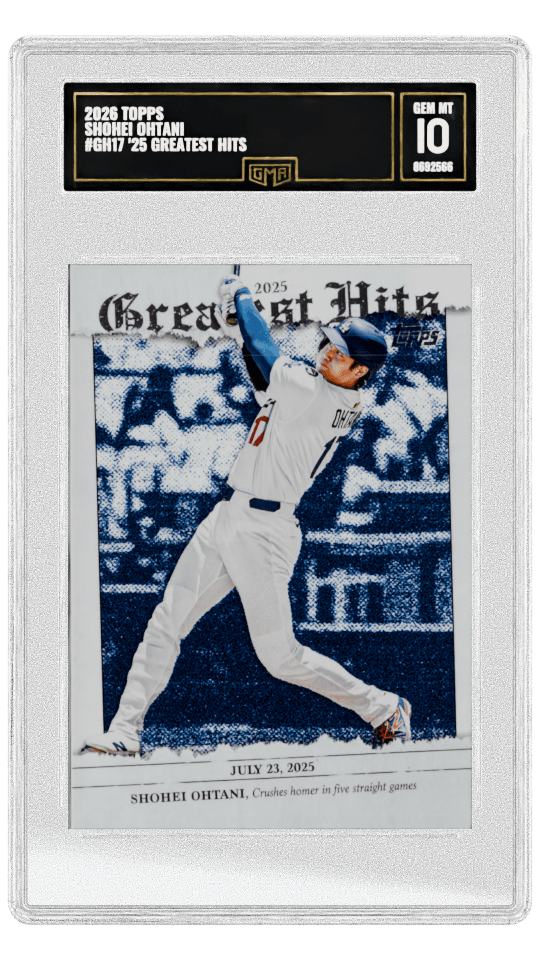 2026 TOPPS SHOHEI OHTANI #GH17 '25 GREATEST HITS graded-card listing image