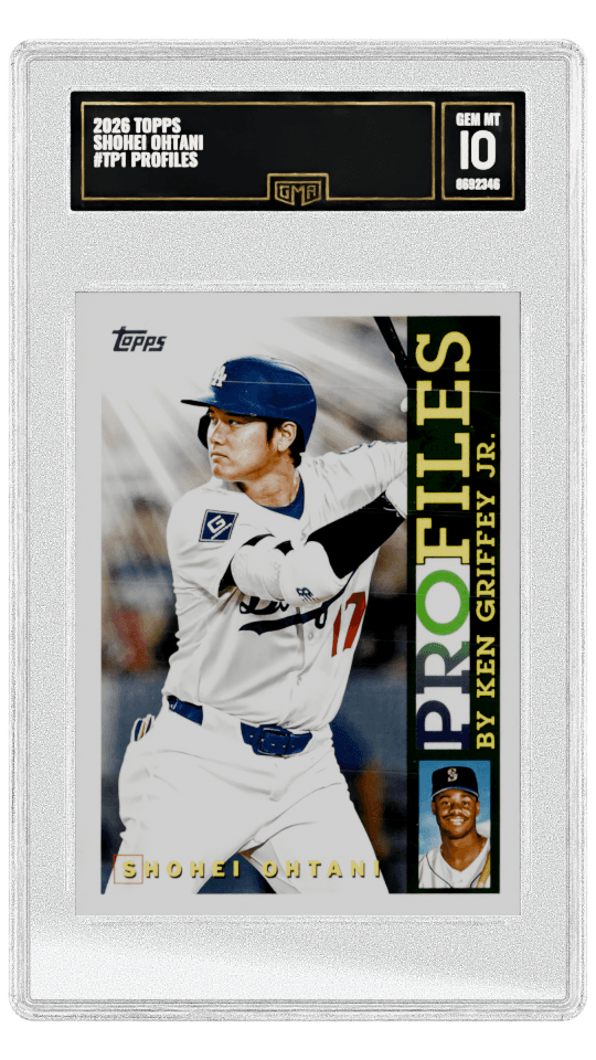 2026 TOPPS SHOHEI OHTANI #TP1 PROFILES graded-card listing image