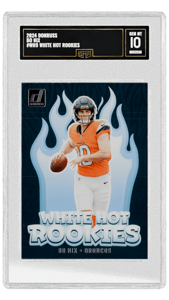 2024 DONRUSS BO NIX #WH9 WHITE HOT ROOKIES graded-card listing image