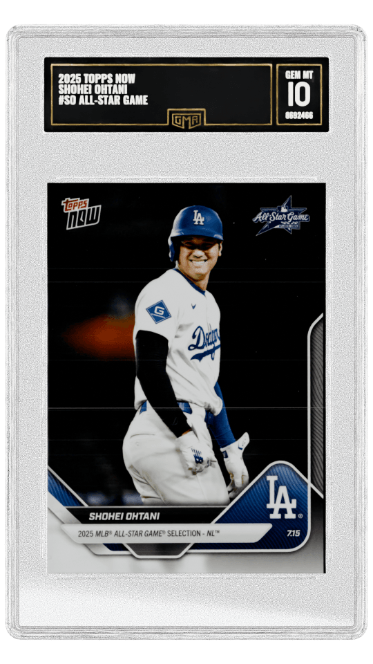 2025 TOPPS NOW SHOHEI OHTANI #SO ALL-STAR GAME graded-card listing image