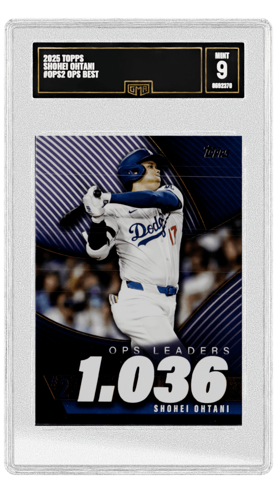 2025 TOPPS SHOHEI OHTANI #OPS2 OPS BEST graded-card listing image