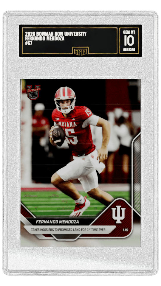 2026 BOWMAN NOW UNIVERSITY FERNANDO MENDOZA #67 graded-card listing image
