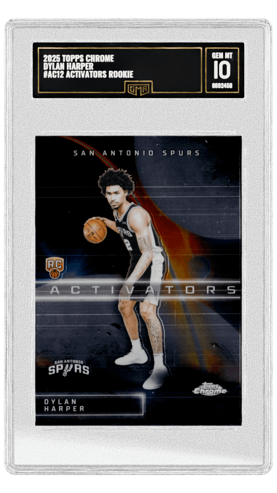 2025 TOPPS CHROME DYLAN HARPER #AC12 ACTIVATORS ROOKIE graded-card listing image