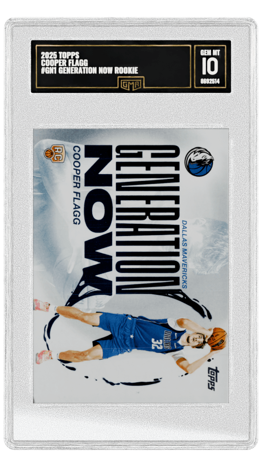 2025 TOPPS COOPER FLAGG #GN1 GENERATION NOW ROOKIE graded-card listing image