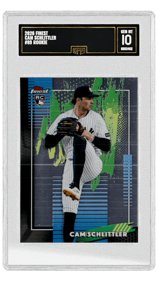 2026 FINEST CAM SCHLITTLER #89 ROOKIE graded-card listing image