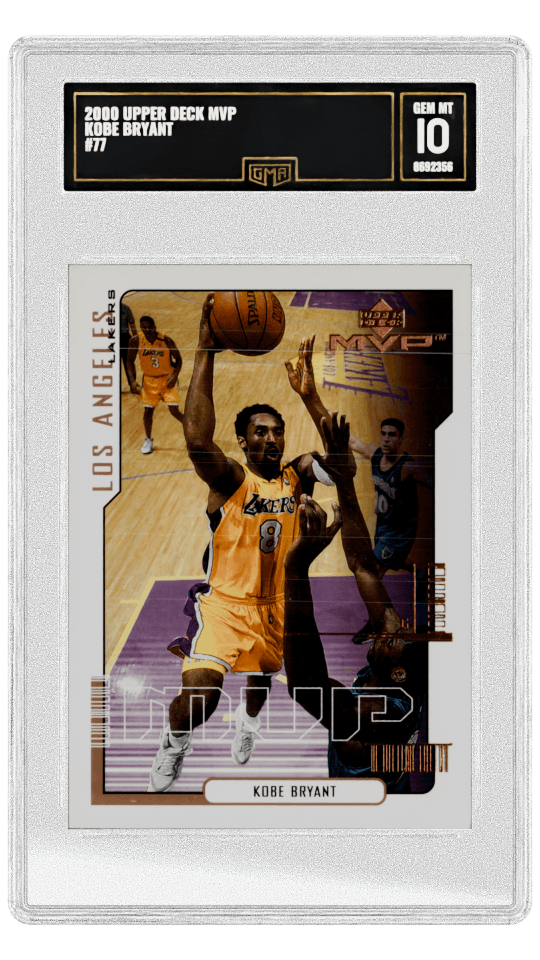 2000 UPPER DECK MVP KOBE BRYANT #77 graded-card listing image
