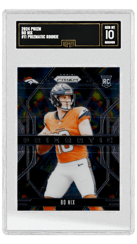 2024 PRIZM BO NIX #11 PRIZMATIC ROOKIE Graded baseball rookie card graded-card listing image