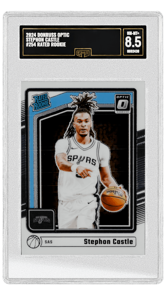2024 DONRUSS OPTIC STEPHON CASTLE #254 RATED ROOKIE graded-card listing image