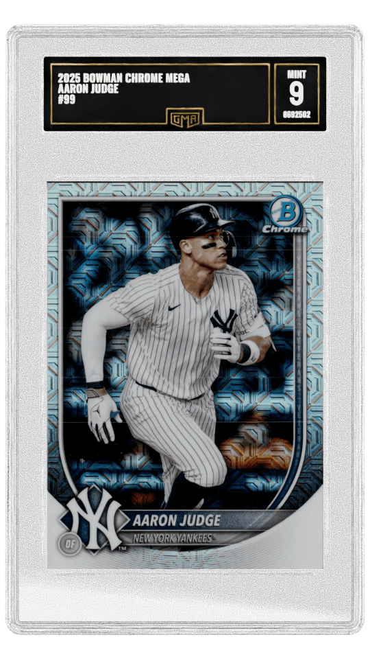 2025 BOWMAN CHROME MEGA AARON JUDGE #99 graded-card listing image