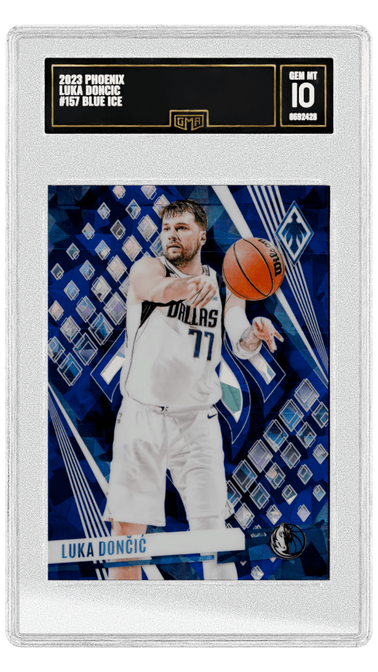 2023 PHOENIX LUKA DONCIC #157 BLUE ICE graded-card listing image