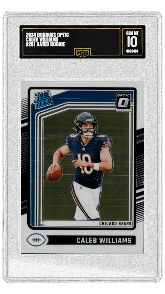 2024 DONRUSS OPTIC CALEB WILLIAMS #201 RATED ROOKIE graded-card listing image