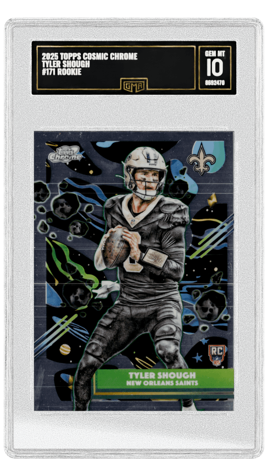 2025 TOPPS COSMIC CHROME TYLER SHOUGH #171 ROOKIE graded-card listing image