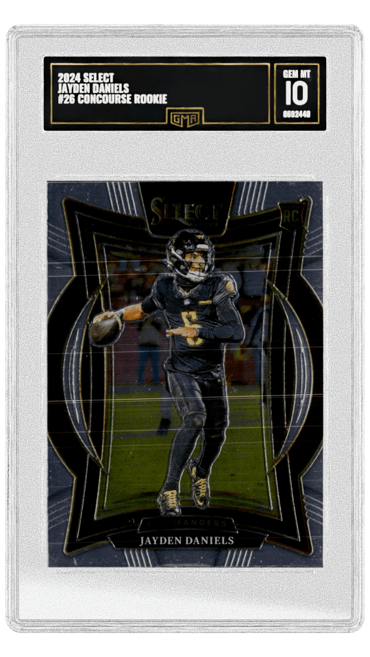 2024 SELECT JAYDEN DANIELS #26 CONCOURSE ROOKIE graded-card listing image