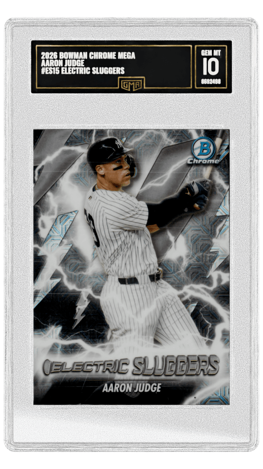 2026 BOWMAN CHROME MEGA AARON JUDGE #ES15 ELECTRIC SLUGGERS graded-card listing image