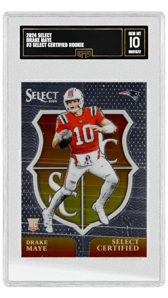 2024 SELECT DRAKE MAYE #3 SELECT CERTIFIED ROOKIE graded-card listing image