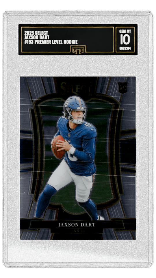 2025 SELECT JAXSON DART #193 PREMIER LEVEL ROOKIE graded-card listing image