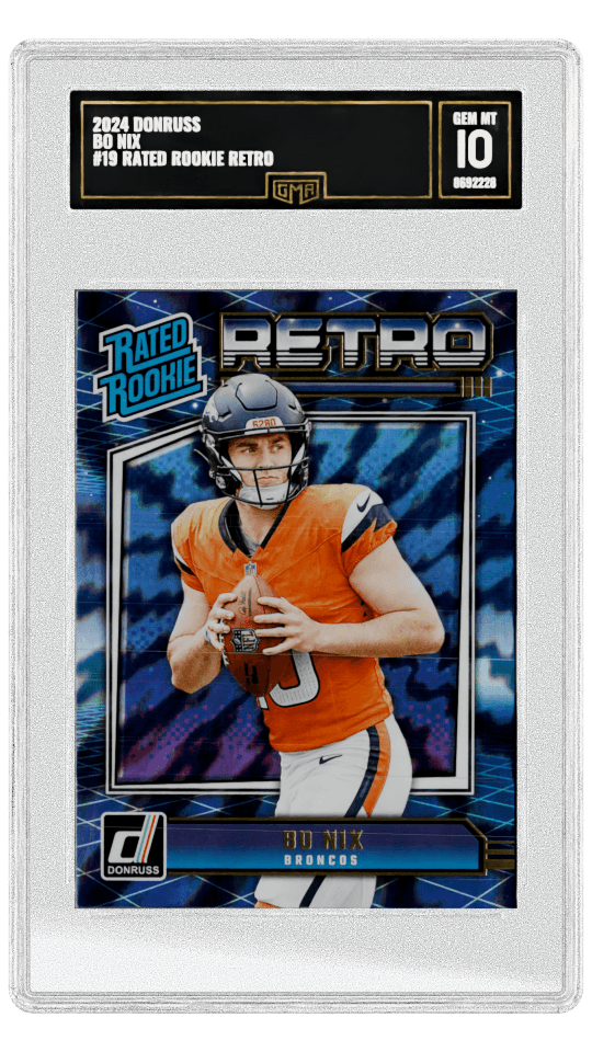 2024 DONRUSS BO NIX #19 RATED ROOKIE RETRO graded-card listing image