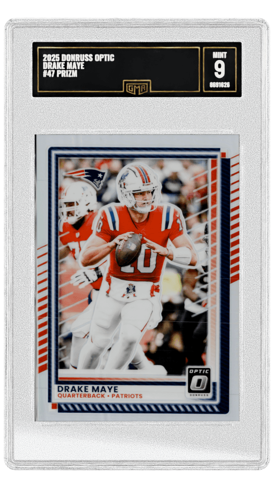 2025 DONRUSS OPTIC DRAKE MAYE #47 PRIZM graded-card listing image