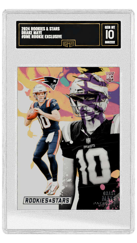 2024 ROOKIES & STARS DRAKE MAYE #DME ROOKIE EXCLUSIVE graded-card listing image