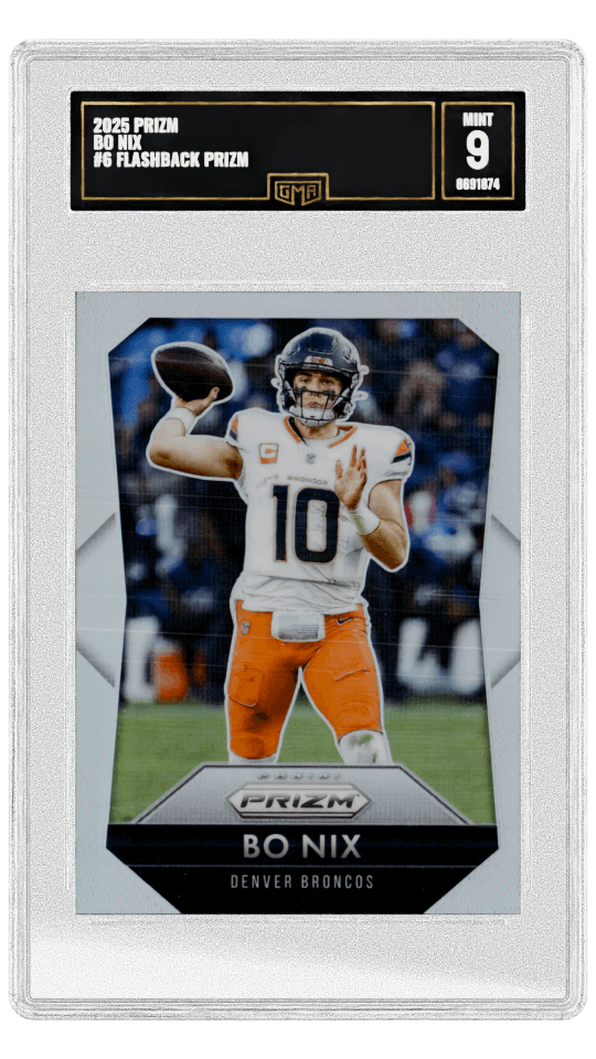 2025 PRIZM BO NIX #6 FLASHBACK PRIZM graded-card listing image