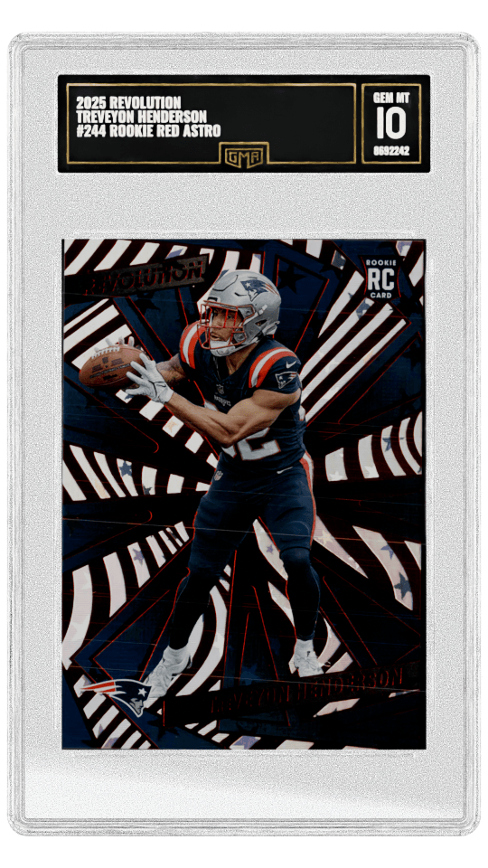 2025 REVOLUTION TREVEYON HENDERSON #244 ROOKIE RED ASTRO graded-card listing image